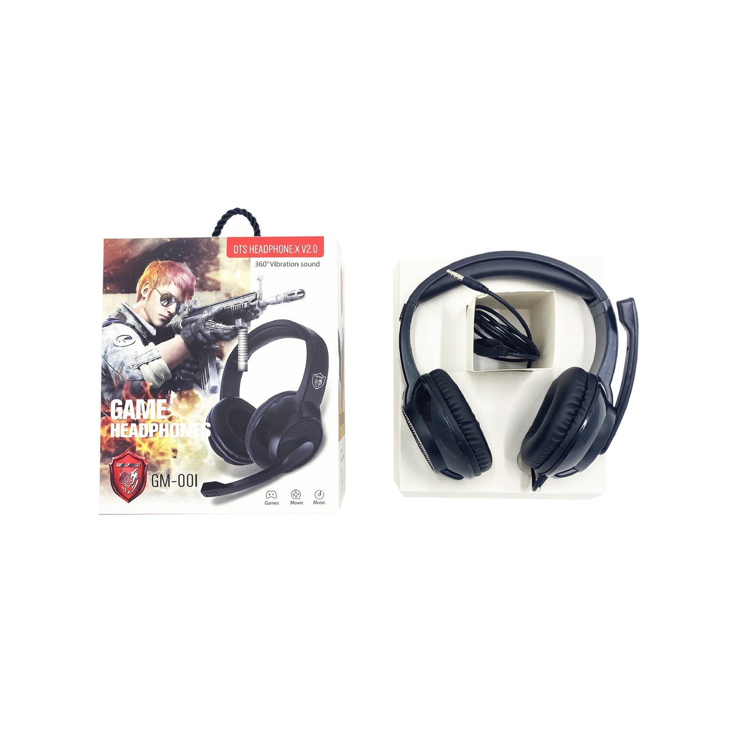 Gaming headset with microphone, GM-001