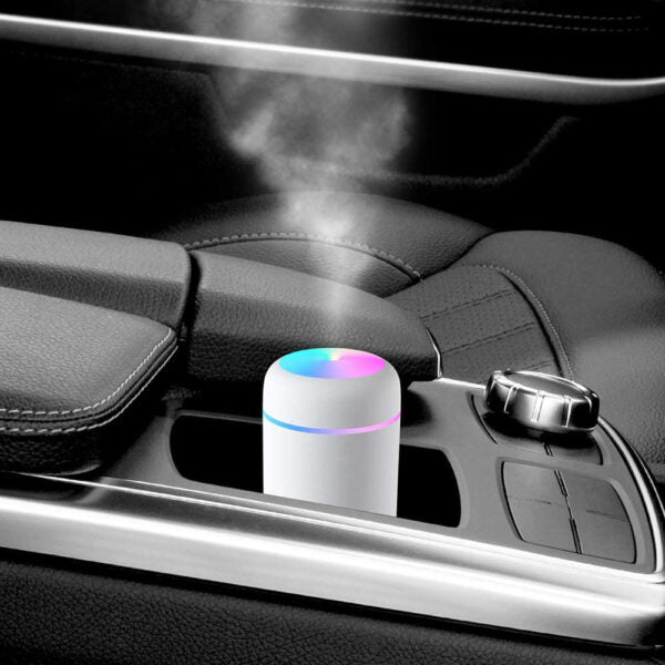 HUMIDIFICADOR BLANCO CON LUZ LED