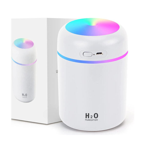 HUMIDIFICADOR BLANCO CON LUZ LED