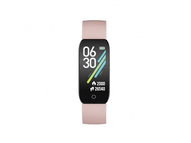 Smartwatch X-Lizzard XZZ-SW-01/R Negro y Rosado | Reloj Inteligente Deportivo con Monitor de Salud