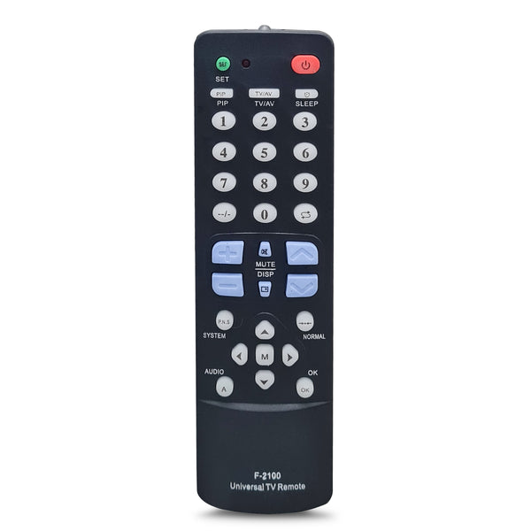 CONTROL REMOTO TV UNIVERSAL NEGRO F-2100